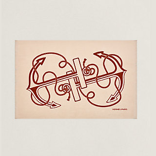 Drap de plage Yachting Tatoo Ancres en H, petit modèle